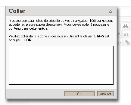 nettoyer le texte avant insertion